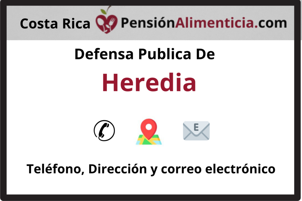 Defensa Pública de Heredia