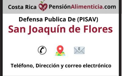 Defensa Pública PISAV San Joaquín de Flores